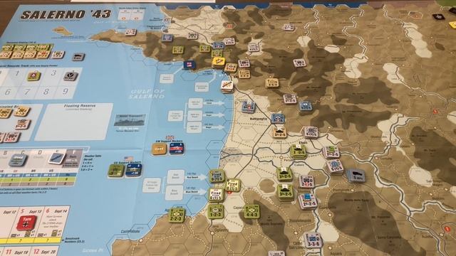 First Impressions of Salerno ‘43 (GMT Games) смотреть онлайн