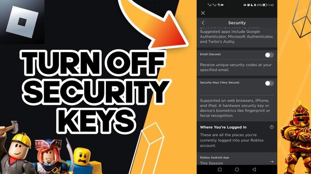 How To Turn Off Security Keys On Roblox Mobile смотреть онлайн