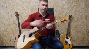 Elitaro E4010C-N акустическая гитара, честный обзор. Гитара элитаро 4010 отзыв.