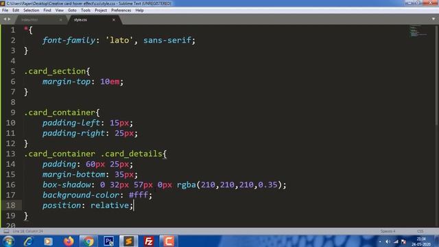Creative CSS Card hover Effect | Html and CSS смотреть онлайн