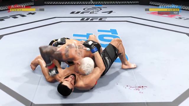 Charles Oliveira vs. Islam Makhachev UFC 4 смотреть онлайн