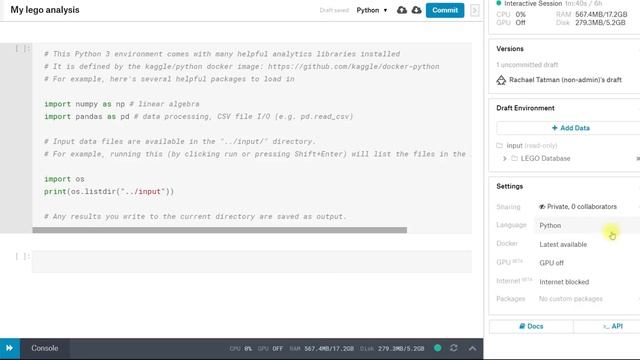 Getting Started on Kaggle: Writing code to analyze a dataset | Kaggle смотреть онлайн