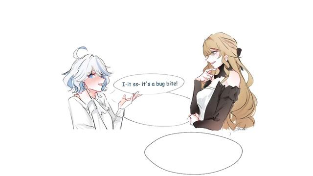 Lady Furina's Little Secret..! (arlefuri, Clorivia, Genshin Impact Fancomic Dub)