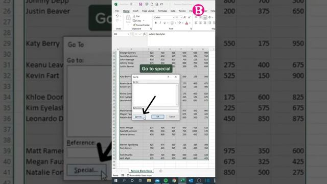 Delete All Blank Rows in Excel Entire Row @BrainUpp смотреть онлайн
