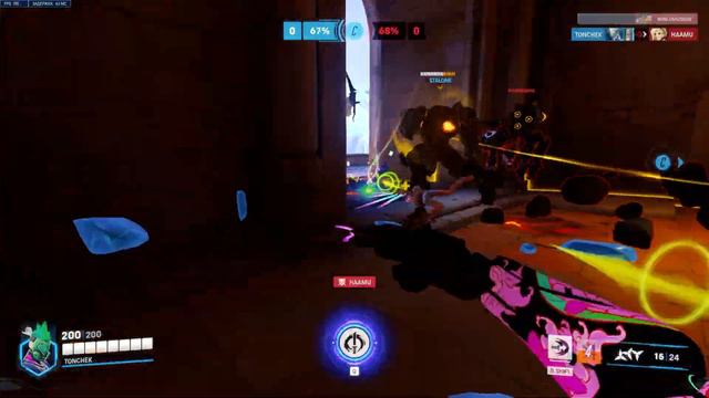 Снова рейтинг на Гендзи в Overwatch 2 смотреть онлайн