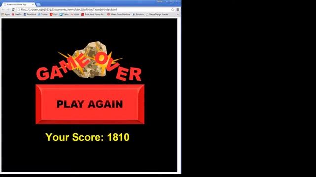 Asteroids Infinite Gameplay смотреть онлайн