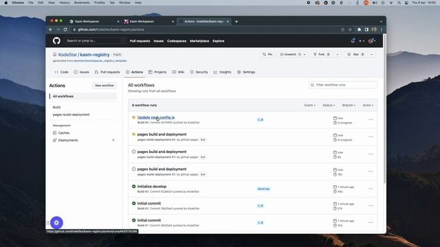 Kasm Workspace Registries смотреть онлайн