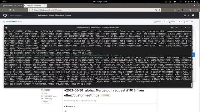 Как установить файловый менеджер Far2l в Linux Fedora 35 смотреть онлайн