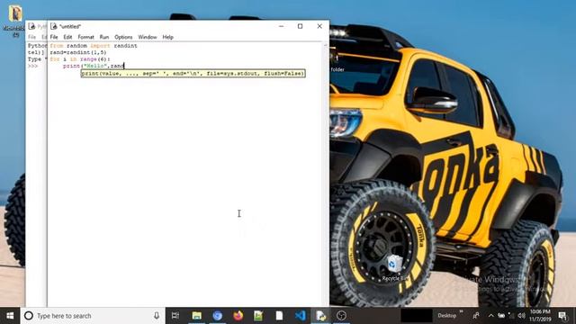 Python randint Program смотреть онлайн