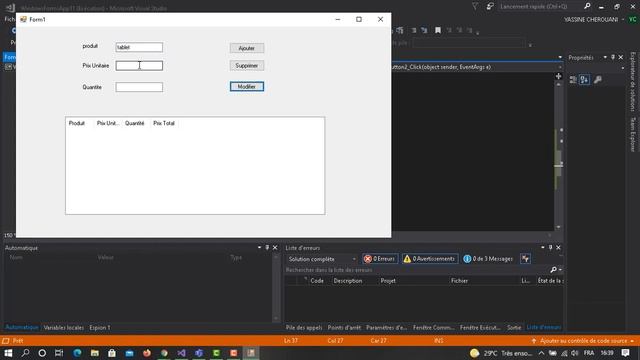 programmation événementielle c# | ListView смотреть онлайн