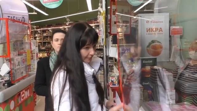 Покупка товара без маски в Пятёрочке!!! Курск. смотреть онлайн