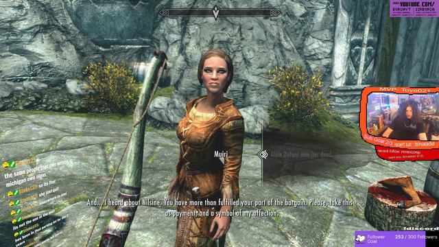 The Dark Brotherhood is ALWAYS Watching👀👀 (Skyrim Bow Only Playthrough VOD #23) смотреть онлайн