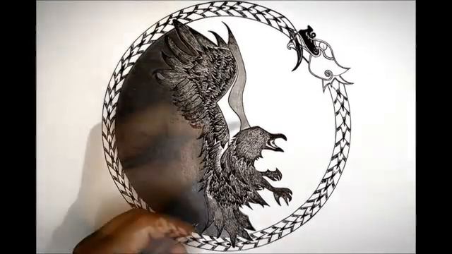 Рисуем кельтские и скандинавские картинки - узоры.Draw Celtic and Scandinavian pictures - patterns. смотреть онлайн