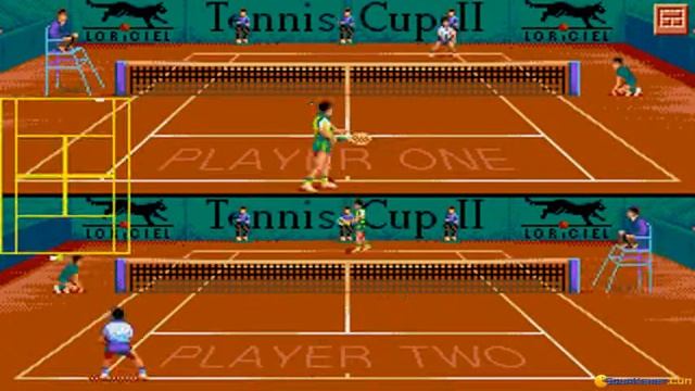 Tennis Cup II gameplay (PC Game, 1992) смотреть онлайн