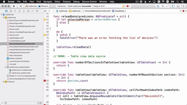 Fetched Results Controller - Intermediate Core Data - raywenderlich.com смотреть онлайн