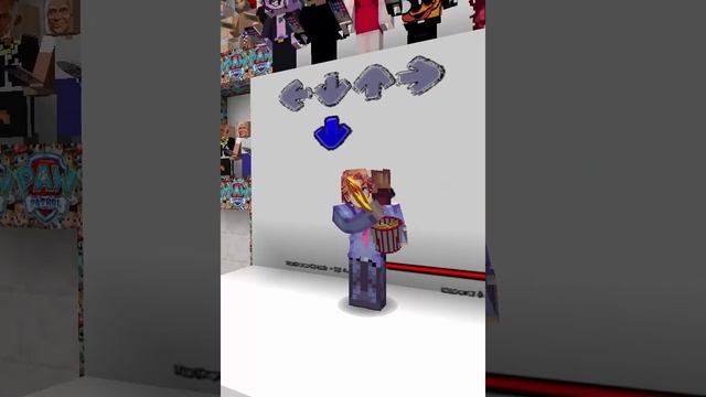 ВСЕ ВИДЫ FRIDAY NIGHT FUNKIN' В МАЙНКРАФТ ВСЕ ПЕРСОНАЖИ FNF MINECRAFT МОД 8 #Shorts