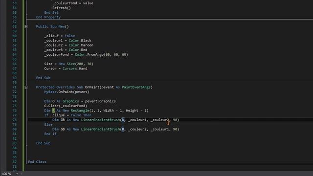 [Visual Basic .NET] - Comment créer un bouton personnalisé смотреть онлайн