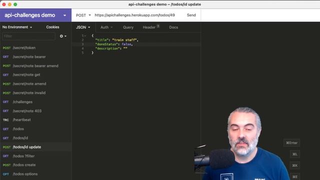 API Challenges - How To Solve - POST todos/id 200 in Insomnia смотреть онлайн