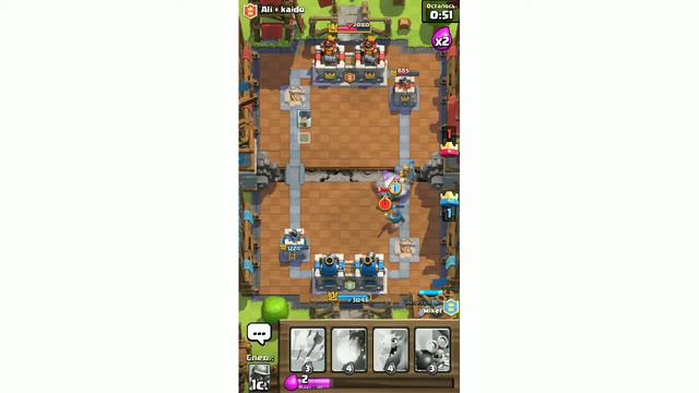 Тупые игроки в боях 2 на 2 Clash Royale. смотреть онлайн