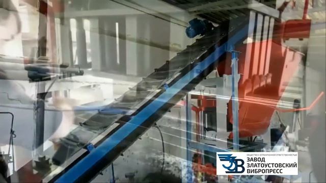 Вибропресс ZV 1000 для изготовления дорожных бордюров смотреть онлайн