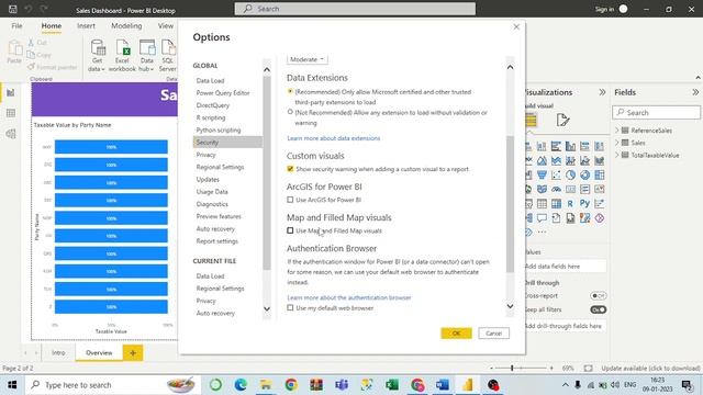 Enable Map Visual in Power BI смотреть онлайн