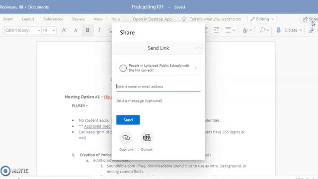 Sharing Documents from OneDrive with Specific Users (Teachers) смотреть онлайн