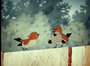 Высокая горка. Советский мультфильм. Сказка В.Бианки.