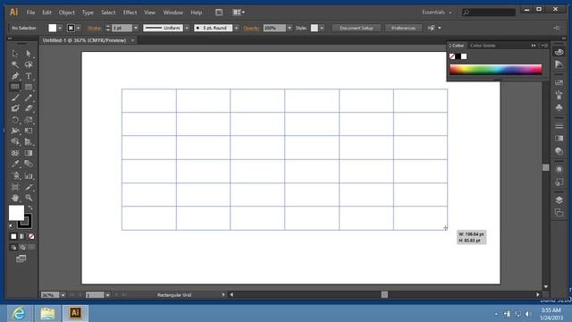 How to Use Grid Tool in Adobe Illustrator CS6 смотреть онлайн