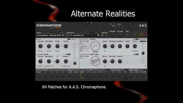 64 Presets, Patches for AAS Chromaphone VST Synth (Ambient, IDM, ethnic, etc.) смотреть онлайн