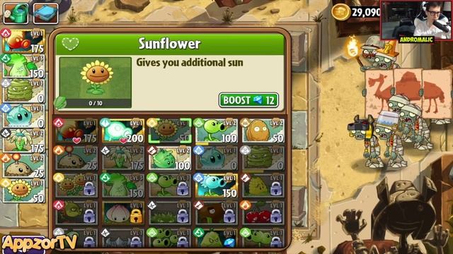 Прохождение Plants vs Zombies 2 - КУПИЛ Electric Peashooter, Snow Pea, Fire Peashooter #4 смотреть онлайн