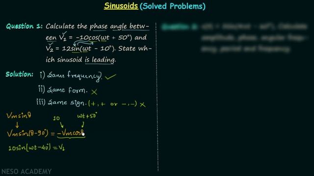Sinusoids (Solved Problems) смотреть онлайн