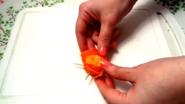 HOW TO MAKE CARROT FLOWER - CUCUMBER DESIGN GARNISH & VEGETABLE CARVING - ART IN CARROT смотреть онлайн