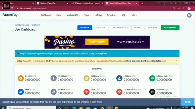 How create Faucet pay account 2022. смотреть онлайн