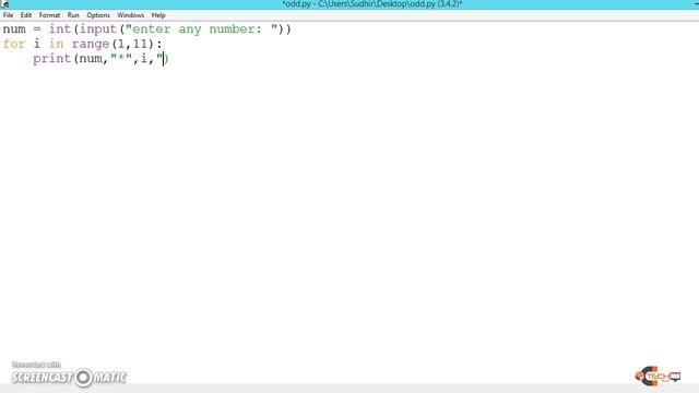 Multiplication of a number with for loop in python | Making Tables | F Beginners смотреть онлайн