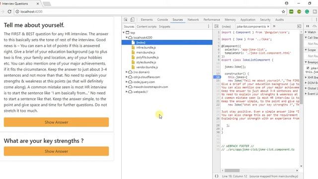 Debugging Angular 2 application смотреть онлайн
