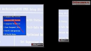 Как настроить Award BIOS для, загрузки с USB