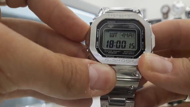 Настройка часов Casio G-Shock GMW-B5000D-1ER