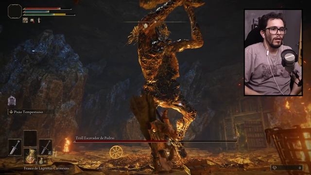 Como DERROTAR Chefe TROLL ESCAVADOR De PEDRAS Nos Túneis De Limgrave No Começo Do Jogo No ELDEN RIN