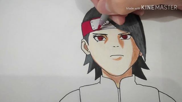 Simple drawing uchiha sarada смотреть онлайн