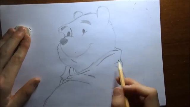№4 Как нарисовать "Винни Пуха" карандашом)/How to draw a "Winnie the Pooh" pencil смотреть онлайн