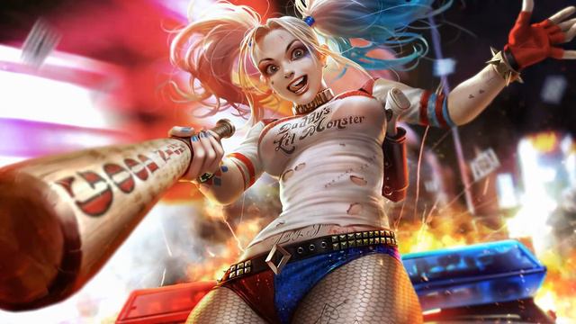 заставка для стрима на твитч Twitch Harley Quinn