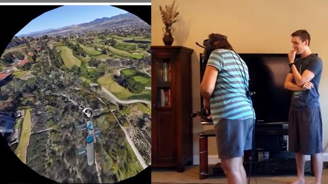 61-Year-Old Mom Plays Google Earth VR (HTC Vive) смотреть онлайн