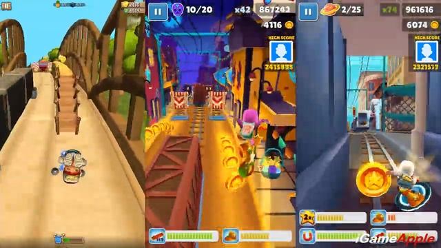 Subway Surfers JAKE vs 3D JAKE vs ZOMBIE JAKE SERIOUS Outfit Gameplay HD смотреть онлайн