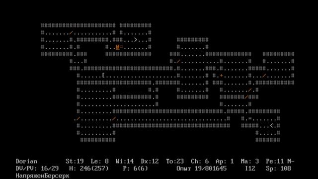 Полное русское прохождение ADOM - 23 - Долгие поиски кольца льда, часть 1 смотреть онлайн