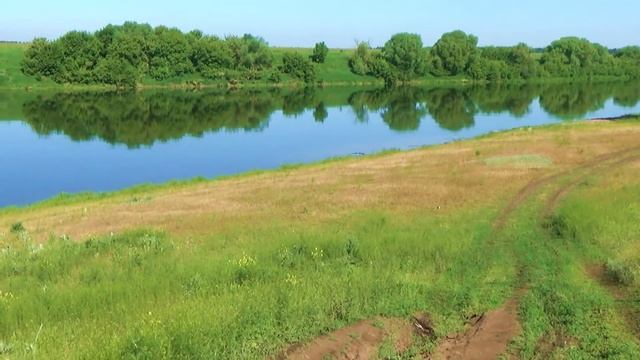 А над нами - облака,а под нами - луга или донские просторы Липецкой области смотреть онлайн