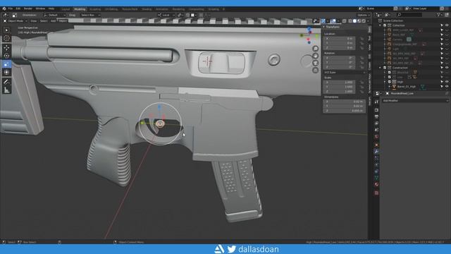 Blender 2.8 Tutorial - Copy Transforms From One Object to Another - Copy Location Scale Rotation смотреть онлайн