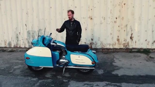 Редкий мотоцикл Ява Нанук/Jawa Nanuk от мотоателье Ретроцикл. смотреть онлайн