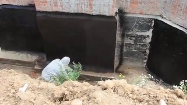 Гидроизоляция фундамента жидкой резиной CBS смотреть онлайн