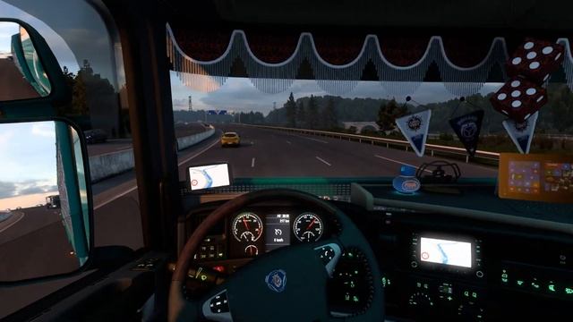 ETS2 1.47 | Scania R by RJL + V8 Open Pipe Sound by Melviles | Le Havre ?? - Reims ?? | ETS2 Mods смотреть онлайн