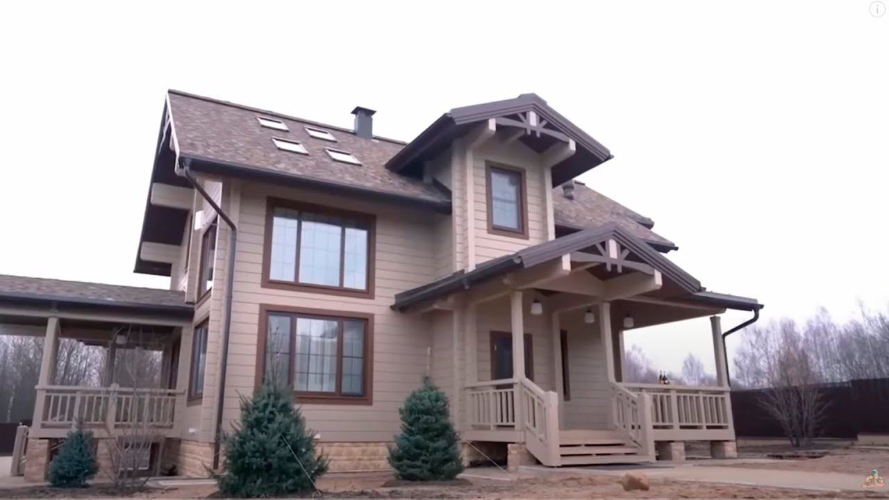 ДОМ ИЗ КЛЕЕНОГО БРУСА. ОБЗОР смотреть онлайн